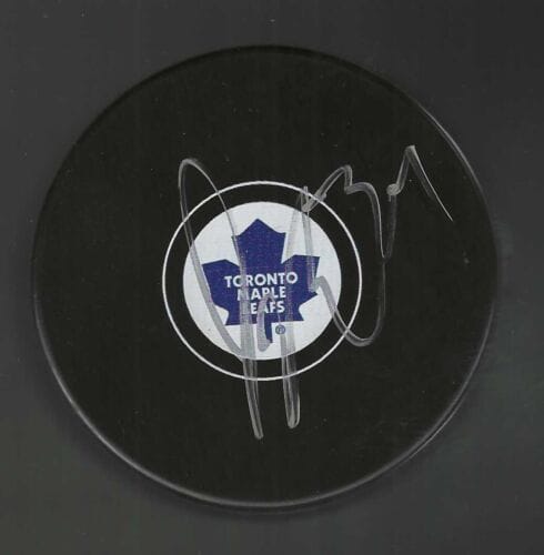 JAMES REIMER SIGNED TORONTO MAPLE LEAFS PUCK COLLECTIBLE MEMORABILIA