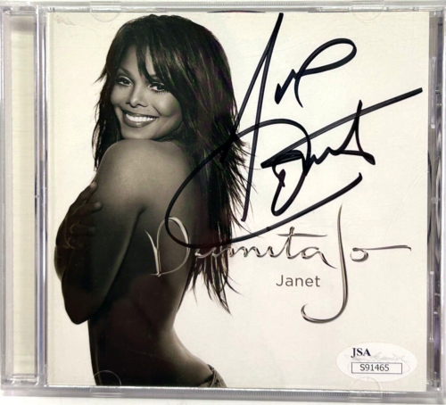 JANET JACKSON SIGNED AUTOGRAPH CD “DAMITA JO” JSA COA COLLECTIBLE MEMORABILIA