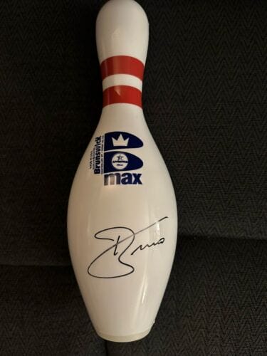 JASON BELMONTE BRUNSWICK PBA SIGNED UNUSED BOWLING PIN AUTOGRAPHED UNIQUE BELMO COLLECTIBLE MEMORABILIA