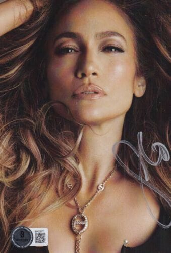 JENNIFER LOPEZ signed (THIS IS ME) J-LO 5X7 art card BECKETT BAS BM02927