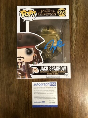 JERRY BRUCKHEIMER ‘PIRATES OF THE CARIBBEAN’ PRODUCER SIGNED FUNKO POP ACOA COLLECTIBLE MEMORABILIA