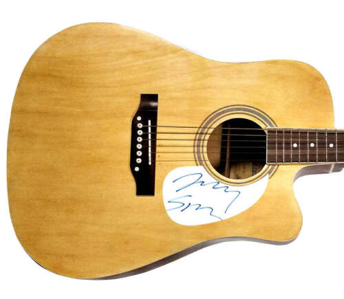 JERRY SPRINGER AUTOGRAPHED SIGNED ACOUSTIC GUITAR COLLECTIBLE MEMORABILIA