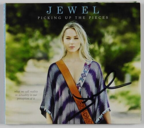 JEWEL JSA SIGNED AUTOGRAPH CD PICKING UP THE PIECES COLLECTIBLE MEMORABILIA