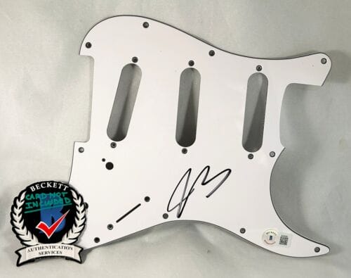JOE BONAMASSA SIGNED ELECTRIC PICKGUARD BECKETT BAS 1 COA COLLECTIBLE MEMORABILIA