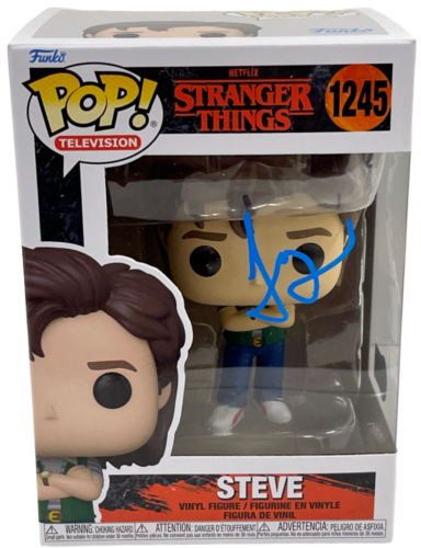 Joe Keery Signed Steve Stranger Things 1245 Funko Authentic Autograph ...