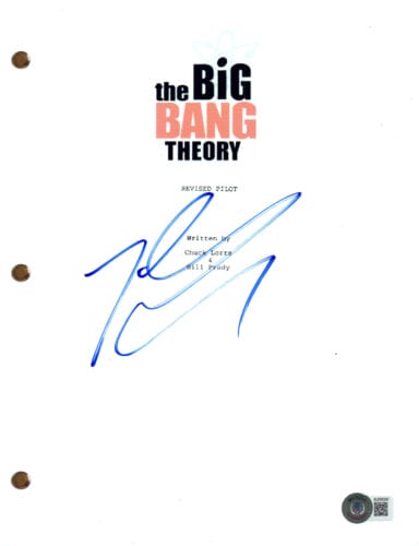 Big Bang Theory Signed Collectibles Rare Memorabilia Autographia