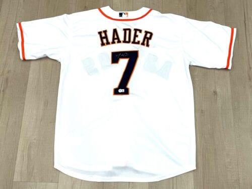 Josh Hader Hand Signed Houston Astros Jersey Beckett BAS Cert #1