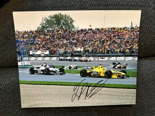 Juan Pablo Montoya Signed 8 X 10 Formula One 1 Autographed Indy 500 ...