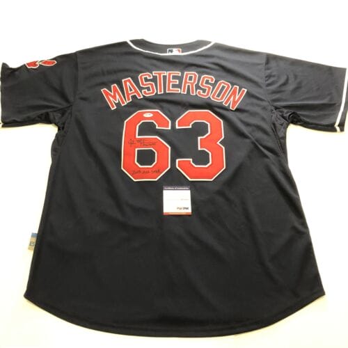 JUSTIN MASTERSON SIGNED JERSEY PSA/DNA CLEVELAND AUTOGRAPHED COLLECTIBLE MEMORABILIA