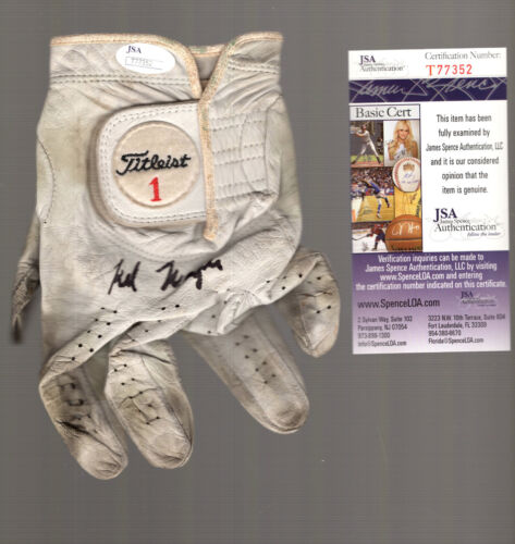 KEN NAGLE HAND SIGNED USED TITLEIST GOLF GLOVE+COA GOLF LEGEND JSA COLLECTIBLE MEMORABILIA