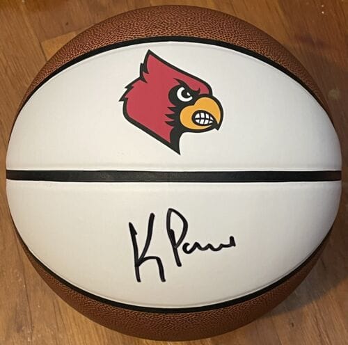 KENNY PAYNE SIGNED AUTOGRAPHED LOUISVILLE CARDINALS LOGO BASKETBALL JSA COLLECTIBLE MEMORABILIA