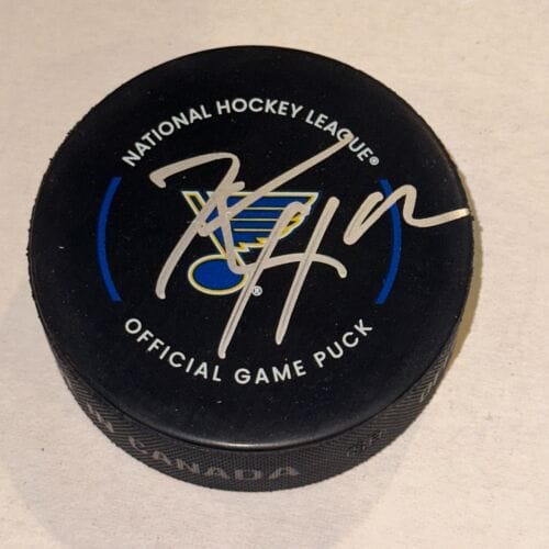 KEVIN HAYES SIGNED ST. LOUIS BLUES OFFICIAL GAME PUCK BECKETT (BAS) COLLECTIBLE MEMORABILIA