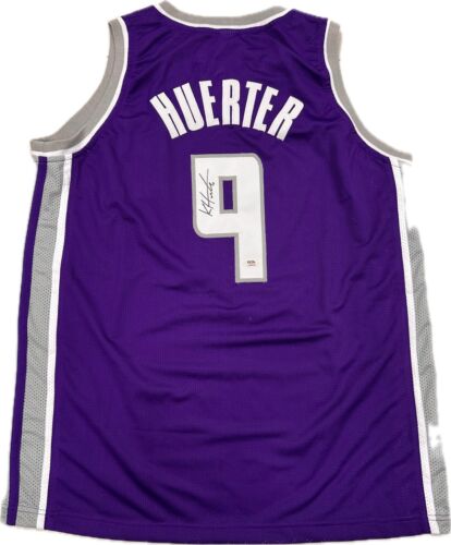 KEVIN HUERTER SIGNED JERSEY PSA/DNA SACRAMENTO KINGS AUTOGRAPHED COLLECTIBLE MEMORABILIA