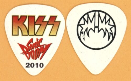 Kiss Tommy Thayer Meet-n-greet Vintage Guitar Pick - 2010 Sonic Boom 