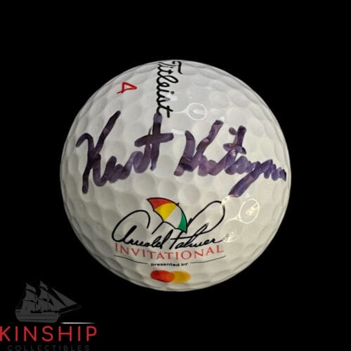 Kurt Kitayama signed Arnold Palmer Invitiational Golf Ball JSA COA Auto A3079