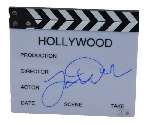 LARRY DAVID SIGNED AUTOGRAPH CLAPBOARD SEINFELD CURB YOUR ENTHUSIASM BECKETT COA COLLECTIBLE MEMORABILIA