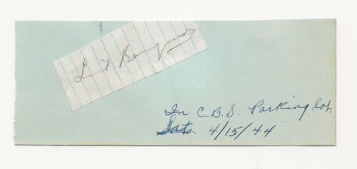 LIONEL BARRYMORE REAL SIGNED ALBUM PAGE JSA LOA AUTOGRAPHED A WONDERFUL LIFE COLLECTIBLE MEMORABILIA