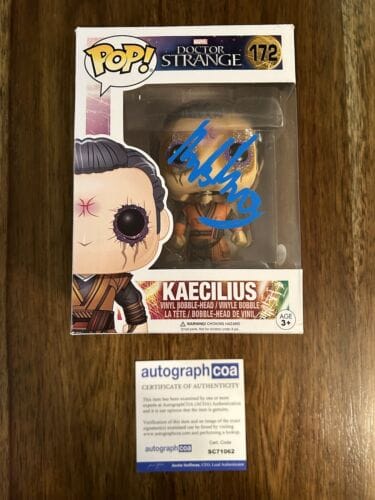 MADS MIKKELSEN ‘DOCTOR STRANGE’ SIGNED FUNKO POP ‘KAECILIUS’ ACOA MARVEL COLLECTIBLE MEMORABILIA