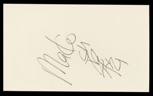 Mako Conan the Barbarian Authentic Signed 3x5 Index Card BAS #BL98864 ...