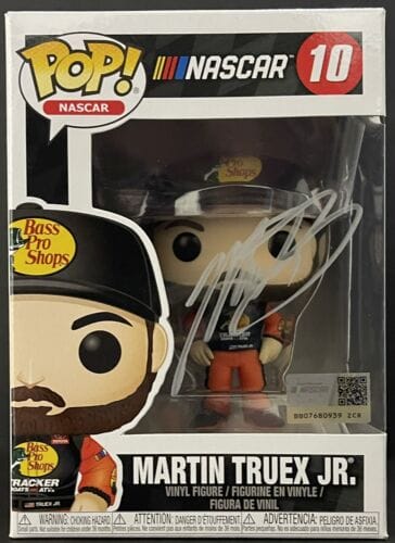 MARTIN TRUEX JR SIGNED AUTOGRAPHED BASS PRO SHOPS FUNKO POP VINYL JSA COLLECTIBLE MEMORABILIA