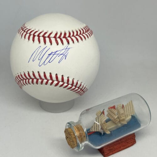 Matt Kenseth signed Rawlings OML Baseball JSA COA NASCAR Auto Rare A3097