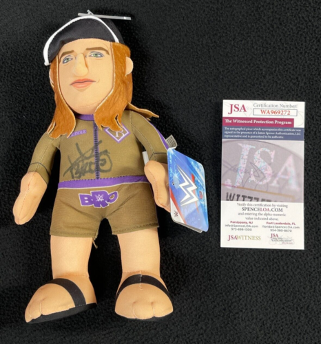 MATT RIDDLE SIGNED WWE BLEACHER CREATURE PLUSH DOLL FIGURE JSA COA COLLECTIBLE MEMORABILIA