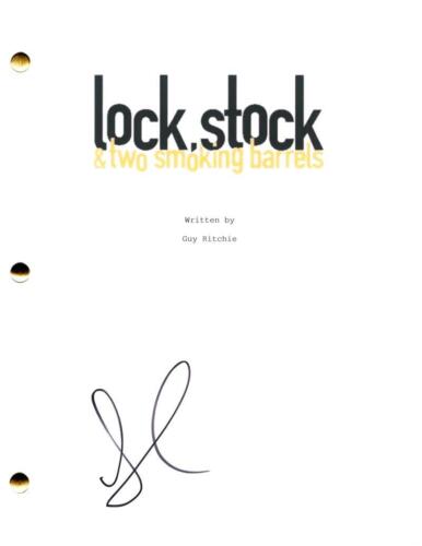MATTHEW VAUGHN SIGNED AUTOGRAPH LOCK, STOCK AND TWO SMOKING BARRELS MOVIE SCRIPT COLLECTIBLE MEMORABILIA
