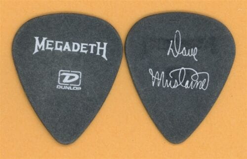 Megadeth Dave Mustaine Vintage Guitar Pick - 2004 The System Has Failed ...