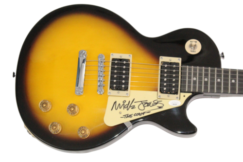 MICK JONES THE CLASH SIGNED AUTOGRAPH GIBSON EPIPHONE LES PAUL GUITAR JSA COA COLLECTIBLE MEMORABILIA