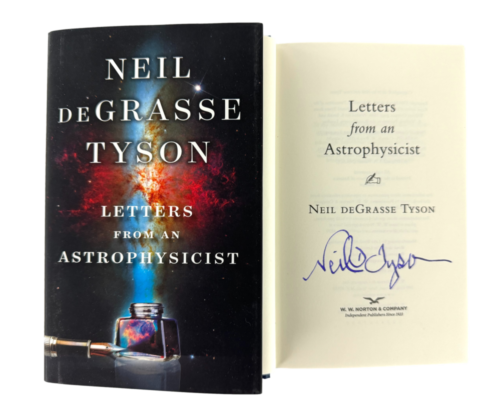 NEIL DEGRASSE TYSON SIGNED AUTOGRAPH LETTERS FROM AN ASTROPHYSICIST BOOK COLLECTIBLE MEMORABILIA