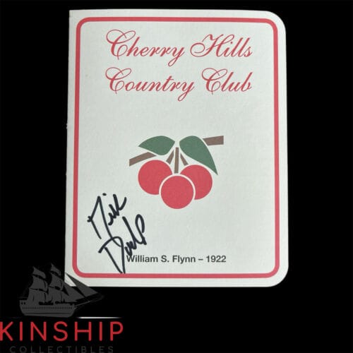 Nick Dunlap signed Cherry Hills Scorecard JSA COA PGA Golf Rare Auto Z1698