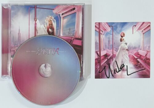 NICKI MINAJ PINK FRIDAY 2 CD & SIGNED PICTURE AUTOGRAPHED BAS BECKETT CERTIFIED COLLECTIBLE MEMORABILIA