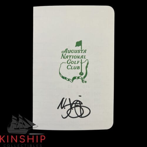 Nicolai Hojgaard signed Masters Scorecard JSA COA Augusta PGA Golf Auto Z1596