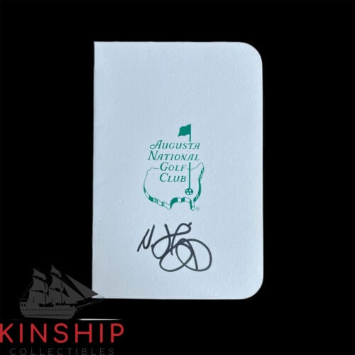 Nicolai Hojgaard signed Masters Scorecard JSA COA Augusta PGA Golf Auto Z1696