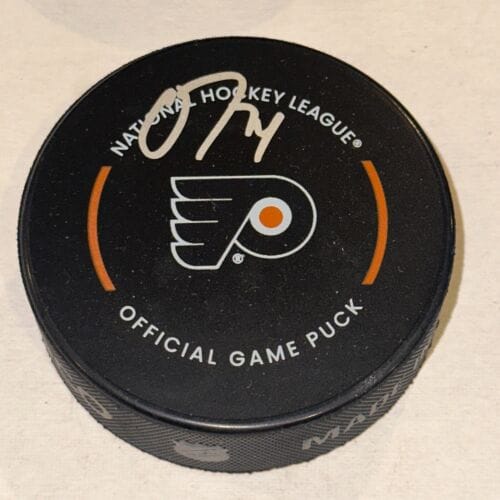 OWEN TIPPETT SIGNED PHILADELPHIA FLYERS OFFICIAL GAME PUCK BECKETT (BAS) COLLECTIBLE MEMORABILIA