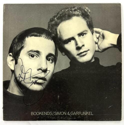 PAUL SIMON SIGNED AUTOGRAPH ALBUM VINYL RECORD LP & GARFUNKEL BOOKENDS BECKETT COLLECTIBLE MEMORABILIA