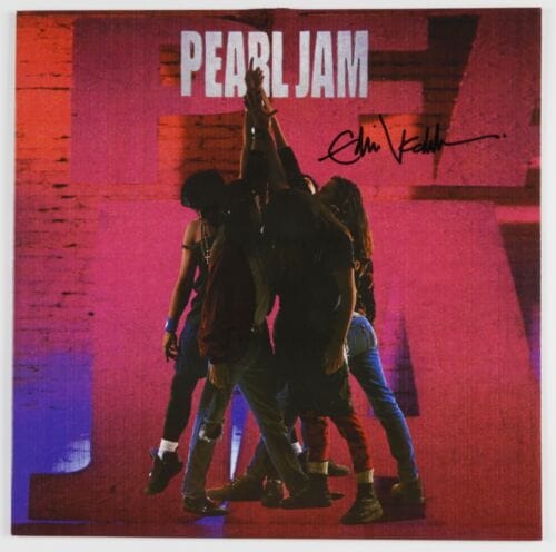 PEARL JAM EDDIE VEDDER AUTOGRAPH JSA SIGNED RECORD VINYL ALBUM COLLECTIBLE MEMORABILIA