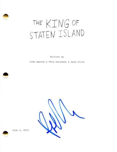 PETE DAVIDSON SIGNED AUTOGRAPH THE KING OF STATEN ISLAND MOVIE SCRIPT SCREENPLAY COLLECTIBLE MEMORABILIA