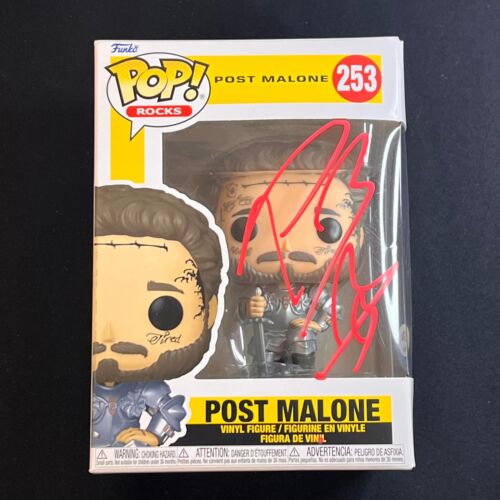 POST MALONE SIGNED FUNKO POP #253 PSA/DNA MUSIC COLLECTIBLE MEMORABILIA