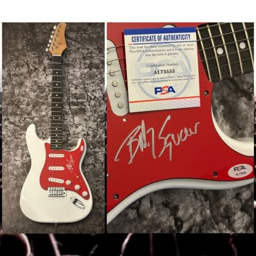 PSA DON’T SAY NO THE STROKE * BILLY SQUIER * SIGNED ELECTRIC GUITAR COA COLLECTIBLE MEMORABILIA