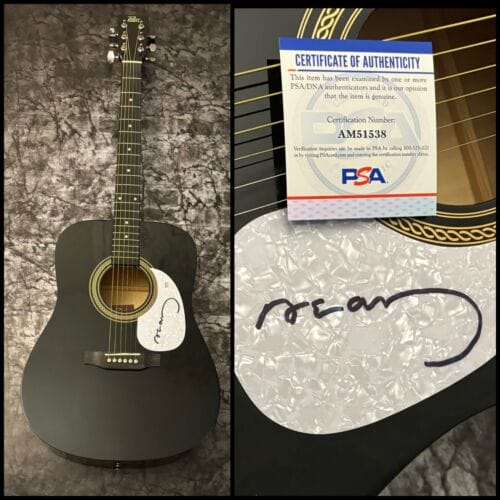PSA JAN AND DEAN BAND STAR * DEAN TORRENCE * SIGNED 41″ ACOUSTIC GUITAR COA COLLECTIBLE MEMORABILIA