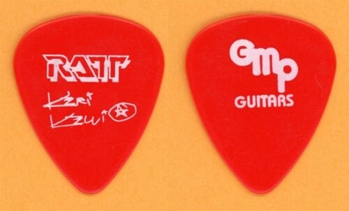 Ratt Keri Kelli Vintage GMP Guitar Pick - 1999 Tour | Autographia