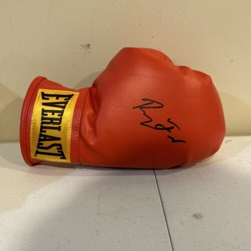 RAYMOND RAY FORD SAVAGE SIGNED AUTOGRAPH BOXING GLOVE COA BOXER CHAMP COLLECTIBLE MEMORABILIA