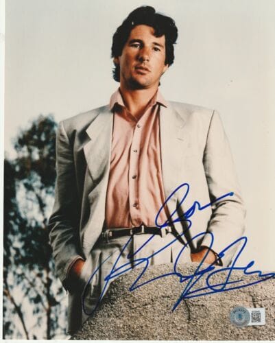 RICHARD GERE Signed 8x10 PHOTO Beckett Authenticated (BAS) | Autographia