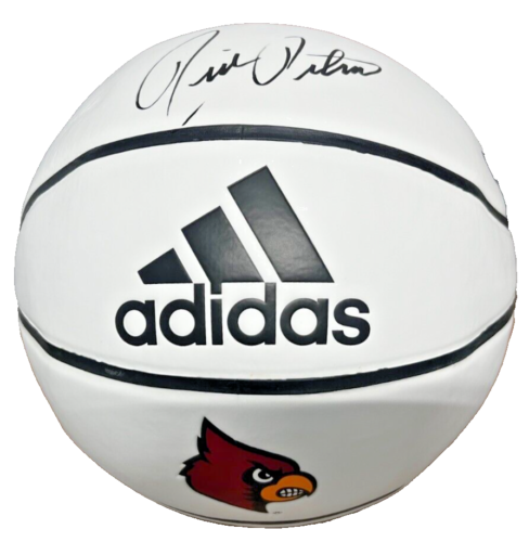 RICK PITINO signed (LOUISVILLE CARDINALS) Mini basketball BECKETT BM02751