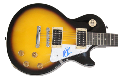 ROB HALFORD JUDAS PRIEST SIGNED AUTOGRAPH GIBSON EPIPHONE LES PAUL GUITAR W/ JSA COLLECTIBLE MEMORABILIA