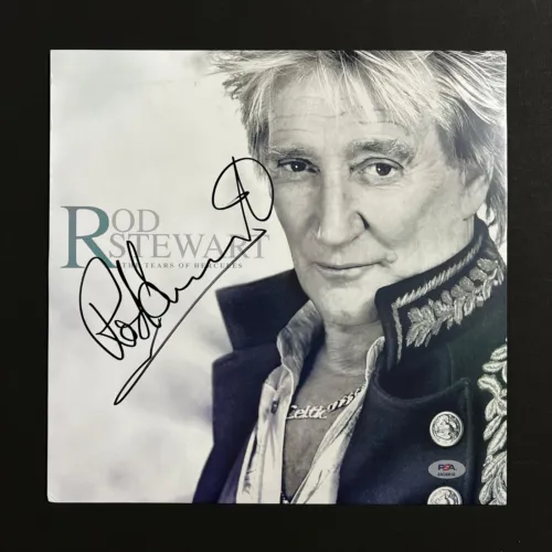 Rod Stewart Signed Album PSA/DNA Autographed The Tears of Hercules ...