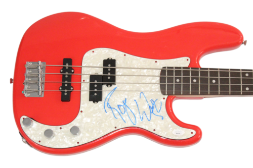ROGER WATERS OF PINK FLOYD SIGNED AUTOGRAPH FENDER BASS GUITAR THE WALL JSA COA COLLECTIBLE MEMORABILIA