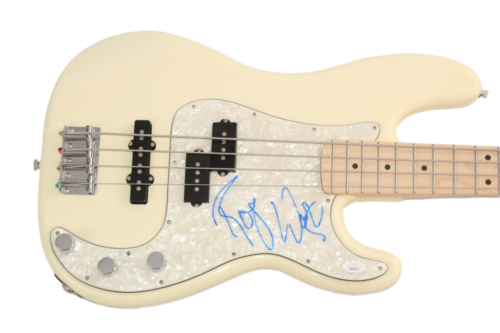 ROGER WATERS OF PINK FLOYD SIGNED AUTOGRAPH FENDER BASS GUITAR W/ JSA COA COLLECTIBLE MEMORABILIA