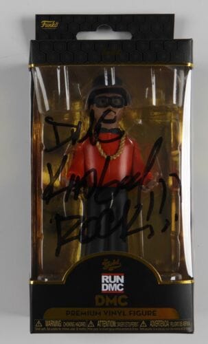 RUN DMC SIGNED AUTOGRAPH JSA COA FUNKO POP! VINYL GOLD COLLECTIBLE MEMORABILIA